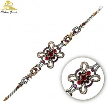 Gümüş Otantik Taşlı Biezik /Bileklik